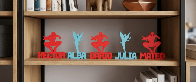 figuras infantiles para regalo original con nombre personalizado