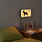 luz de mesilla original personalizada para amantes de las mascotas