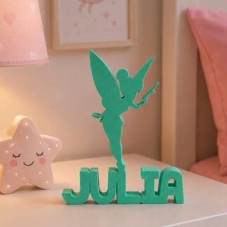 figura infantil campanilla con nombre personalizado